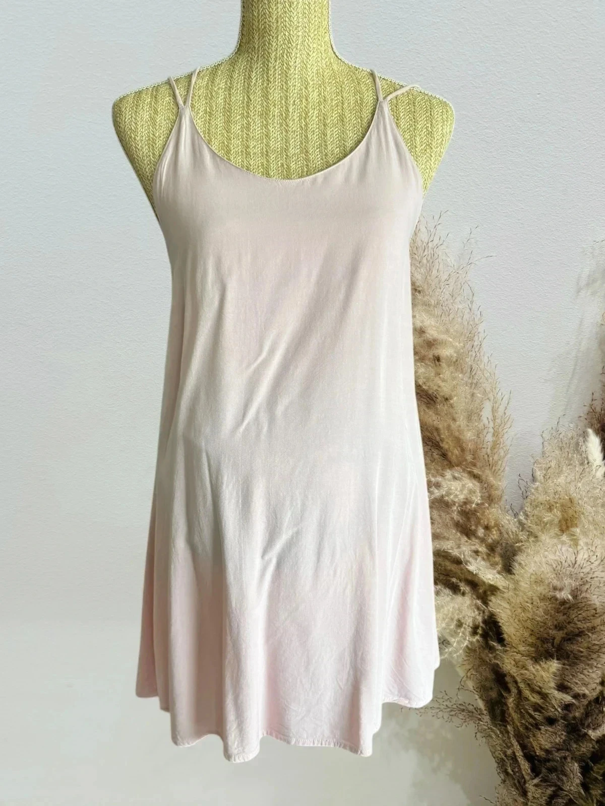 Débardeur long rose clair T36/S